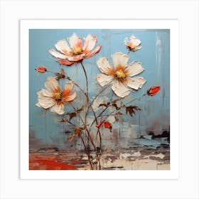 Flowers In A Vase 3 Art Print