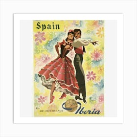 Spanish Dancers Art Print