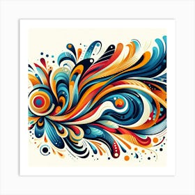 Abstract Illustration 1 Art Print