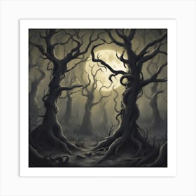 Dark Forest 1 Art Print