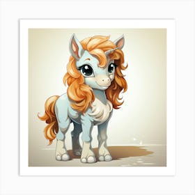 Cute Unicorn 14 Art Print