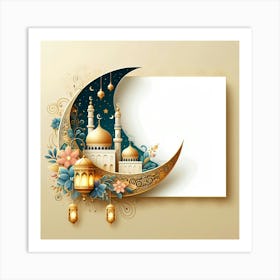 Ramadan Greeting Card 11 Art Print