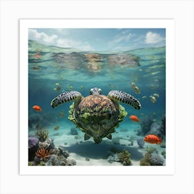 Sea Turtle 3 Art Print