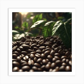 Coffee Beans 150 Art Print