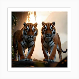 Tigers  Art Print