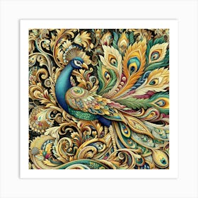 Peacock 16 Art Print