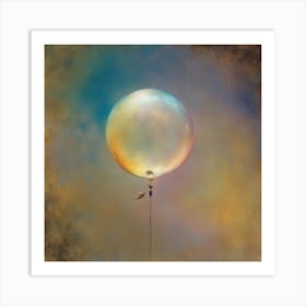 Balloon In The Sky Art Print