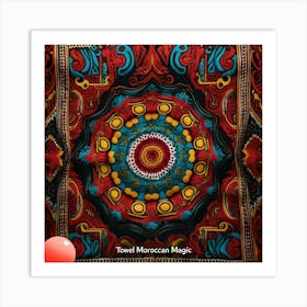 Towel design Moroccan magic Art Print