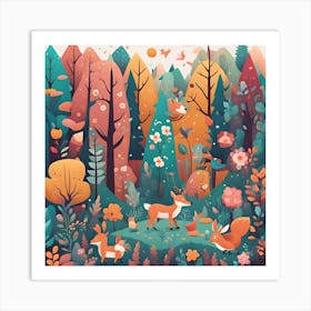 Autumn Forest 2 Art Print