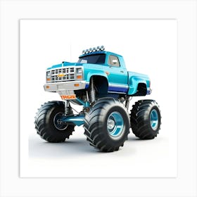 Monster Truck 3 Art Print