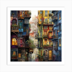 Cityscape 6 Art Print