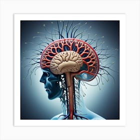 Brain And Spinal Cord 5 Art Print