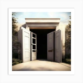 Doorway Stock Videos & Royalty-Free Footage Art Print