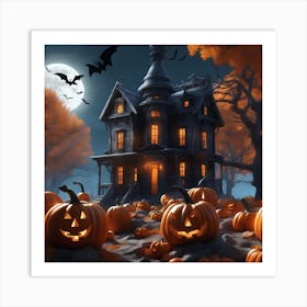 Haunted House 7 Art Print