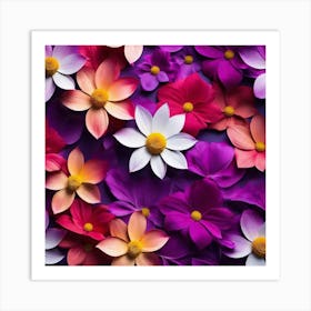 Flowers Stock Videos & Royalty-Free Footage 2 Art Print