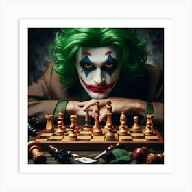 Joker Chess 3 Art Print