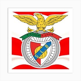 S.L. Benfica Logo Wall Art 19 Art Print