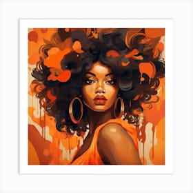 Afro Girl 66 Art Print