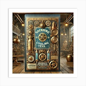 Steampunk Product Packaging Art Print