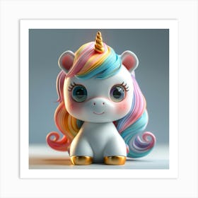 Unicorn 418 Art Print