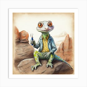 Gecko 5 Art Print