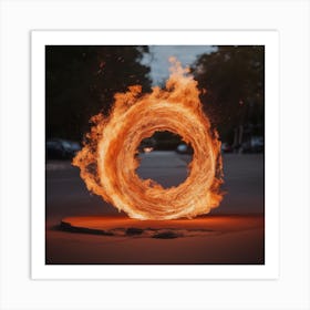 Fire Art for home Art Print