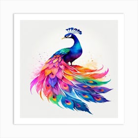 Peacock Art Print