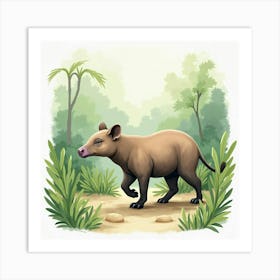 Tapir 2 Art Print