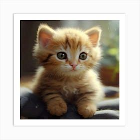 Cute Kitten 2 Art Print