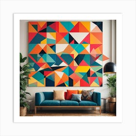 Geometric Wall Art Mesmerizing look Art Print