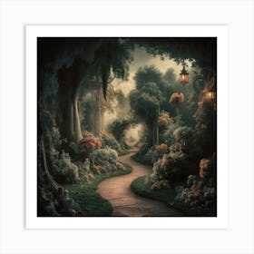 Fairytale Path 1 Art Print