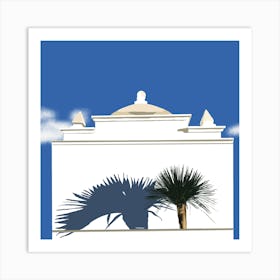 Lanzarote Architecture, Cactus Art Print