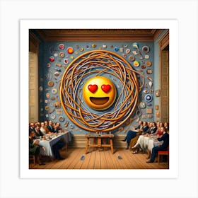 Emoji 3 Art Print