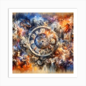 Clock Of The World Art Print