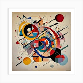 Abstract By Person Art Print