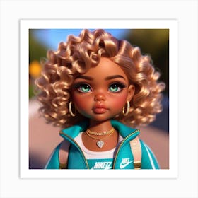 Nike Doll 10 Art Print