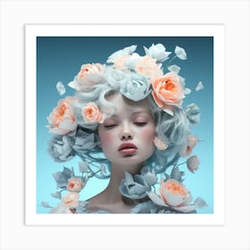 Flower Girl 1 Art Print