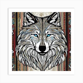 Wolf art 1 Art Print