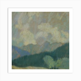 Mountain Landscape By Zolo Palugyay Art Print