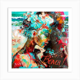 At The Beach Story - Beach Time Art Print