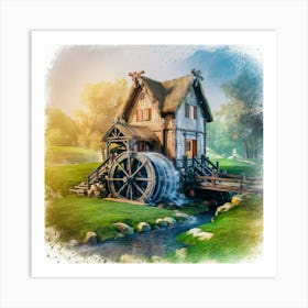 Watermill 3 Art Print