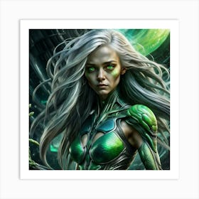 Alien Woman 1 Art Print