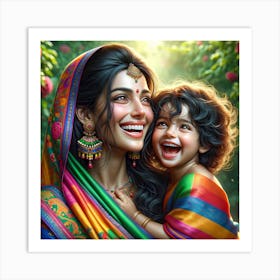 Mother And Child Art Print