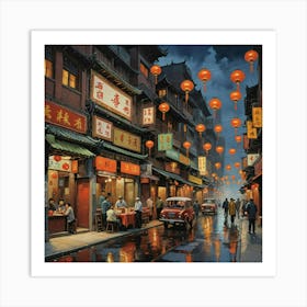 Chinatown Art Print