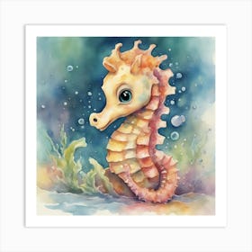 Seahorse Art Print