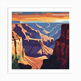 Grand Canyon Sunset Art Print