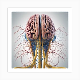 Human Brain 77 Art Print