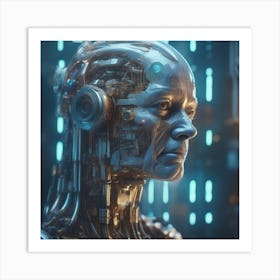 Cyborg Woman 88 Art Print