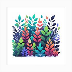 Bushes of Leafs 1 Art Print