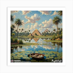 Egyptian Pyramids 9 Art Print